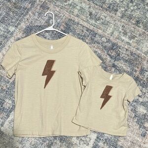 Rylee & Cru Mama + Mini Lightening Bolt Tees